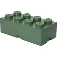 LEGO Storage Brick 8 sandgrün, Aufbewahrungsbox grün