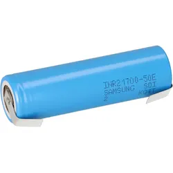 Samsung INR21700-50E 21700 Akku 3,6V 4900mAh 9,8A – U-Lötfahne