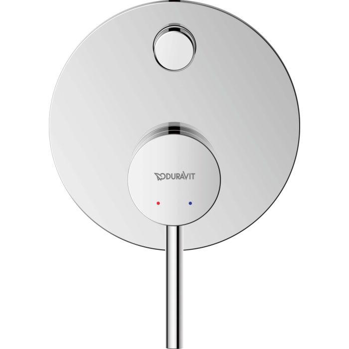 Duravit Circle Unterputz-Wannenarmatur E4210008010 Umsteller mit automatischer Rückstellung, chrom