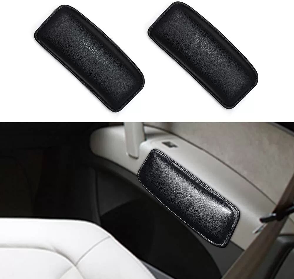 INF Coussinet souple pour genouillère de voiture - Support de jambe confortable noir