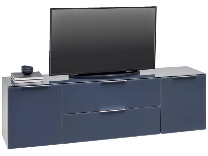 Voleo TV-Lowboard MALIN, anthrazit, Holznachbildung