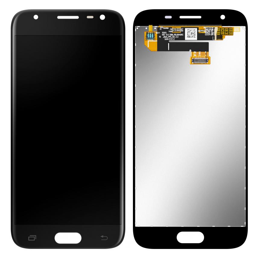 MP Display Unit f?r Galaxy J3 (2017) J330, w/o Frame, Aftermarket, Black (Modul) (58961198)