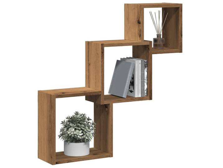 vidaXL Wandregale Artisan-Eiche 68x15x68 cm Holzwerkstoff
