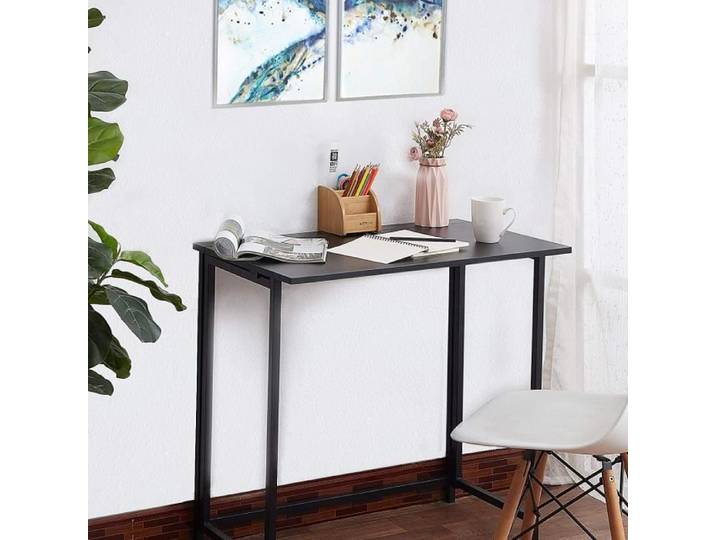 Bureau pliable - Table d'ordinateur - Noir