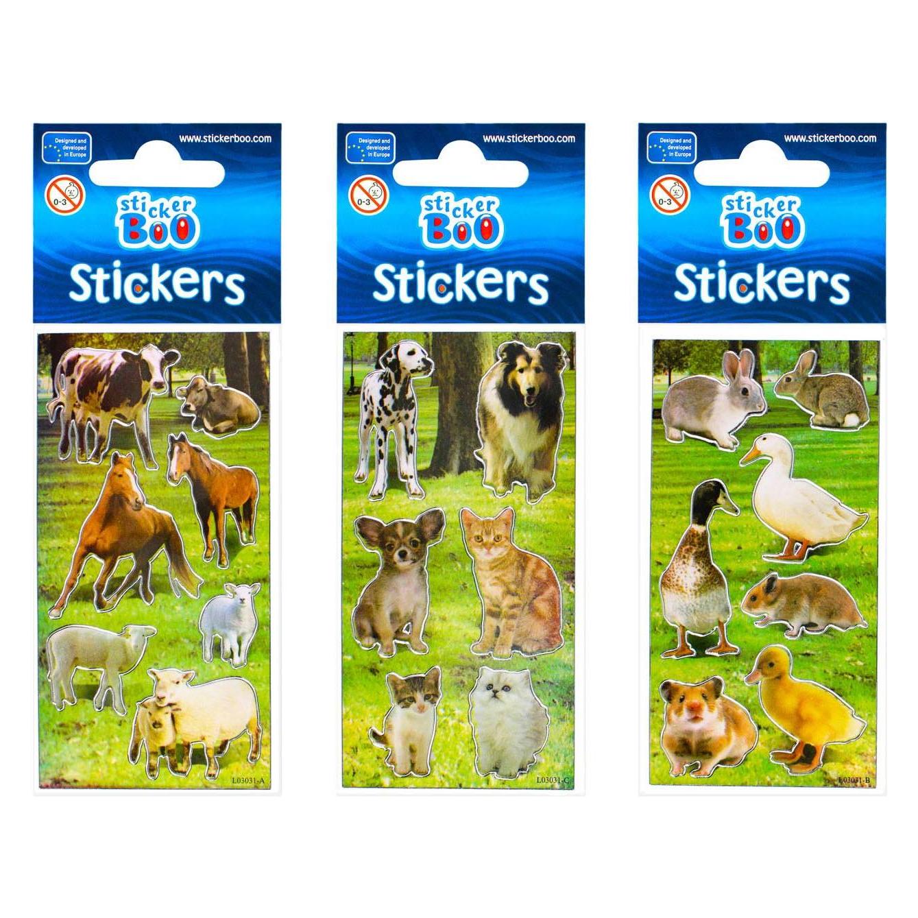 Sticker Boo Aufkleberbogen Nutztiere (21207470)
