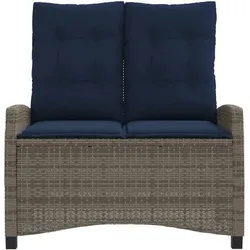 vidaXL, Gartenbank, verstellbare Gartenbank