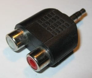 OEM Audio 3.5mm JACK --> 2x Cinch, 20cm