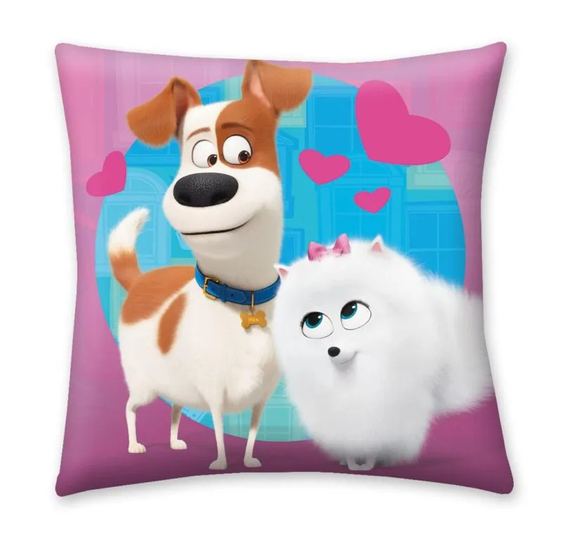 Secret Life Of Pets sierkussen voor kinderen, polyester, 40 x 40 cm