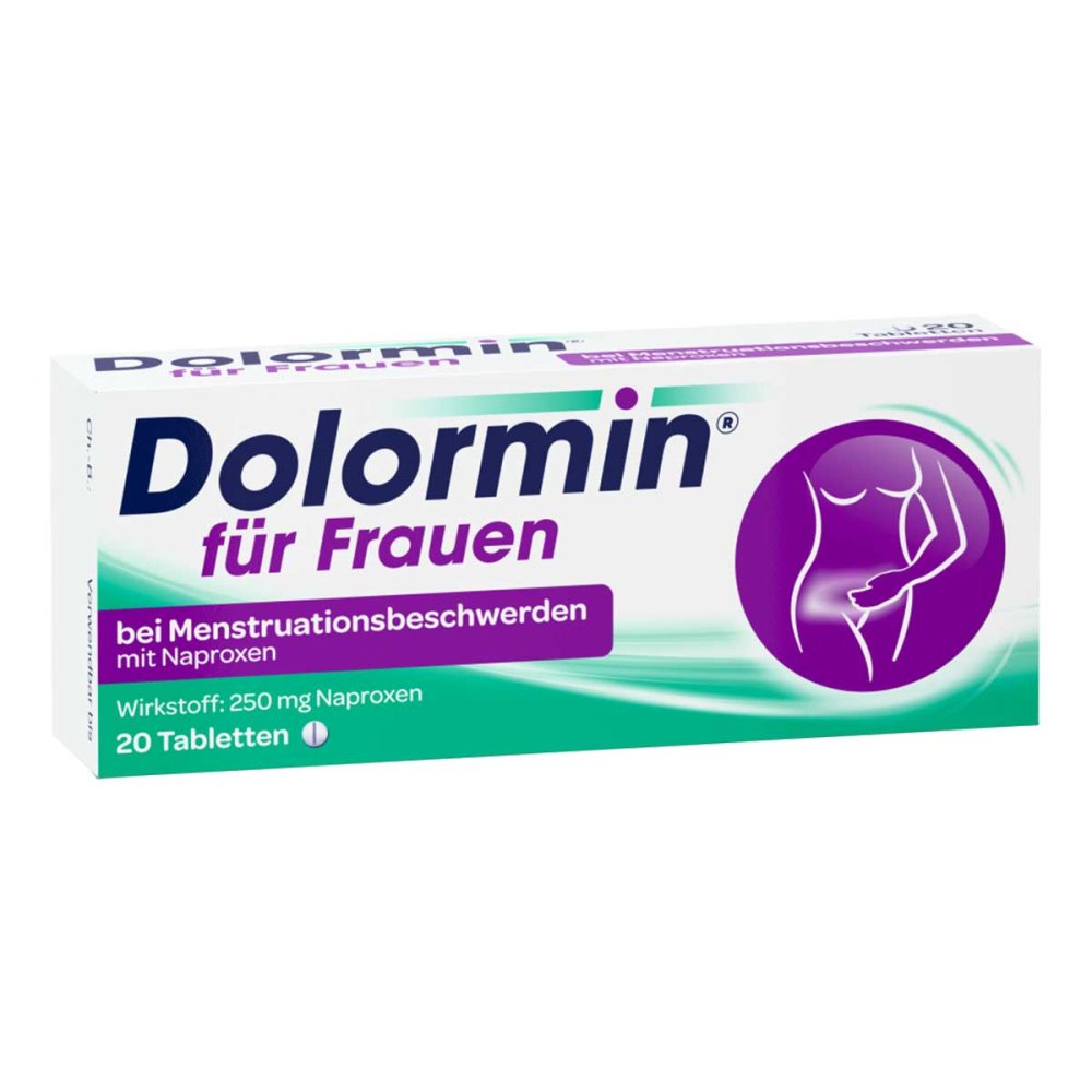Kenvue Germany GmbH (OTC) Dolormin für Frauen bei Regelschmerzen mit Naproxen 02434091