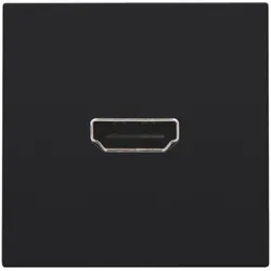 Niko Züblin 161-69416 Abdeckung mit HDMI zu Schrauben Verbindung black coated 16169416