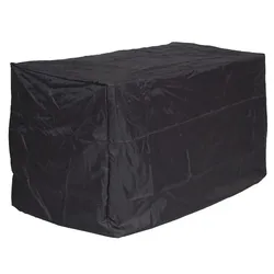 Abdeckhaube MCW-J41, Abdeckplane Schutzplane Schutzhülle, Outdoor Gartenmöbel Garnitur, anthrazit ~ 75x180x120cm