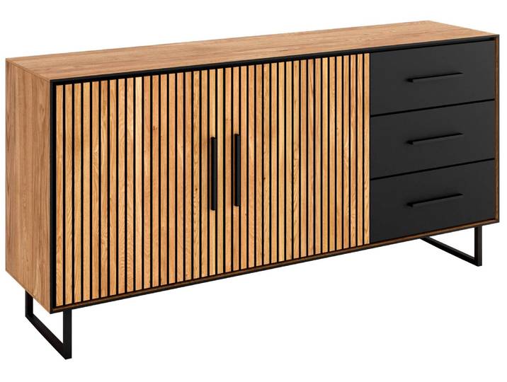 Z2 Sideboard BELLA, eiche, Teilmassiv