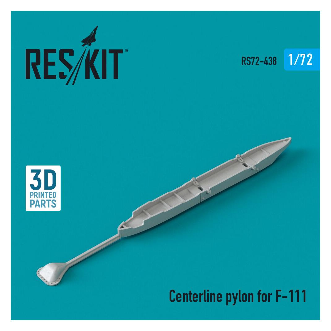 ResKit Centerline pylon for F-111 (3D Printed) (RS72-0438)