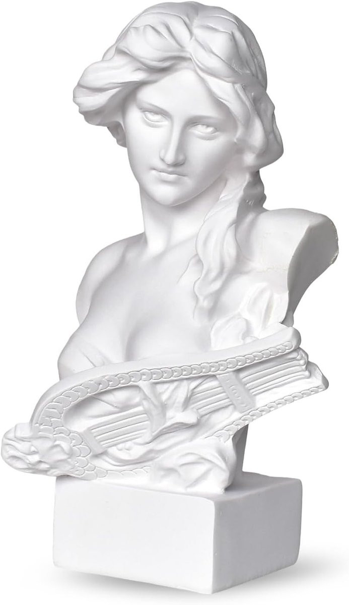 Decoratieve sculptuur van de Griekse godin Artemis, 15 cm