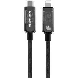 WEKOME WDC-181 Vanguard Series - Anschluss- Kabel USB-C für Lightning Super Fast Charging PD 20W 1 m (schwarz)
