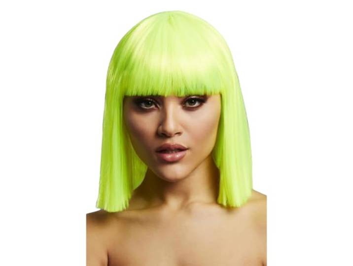 Fever Pruik Lola Neon Lime Groen