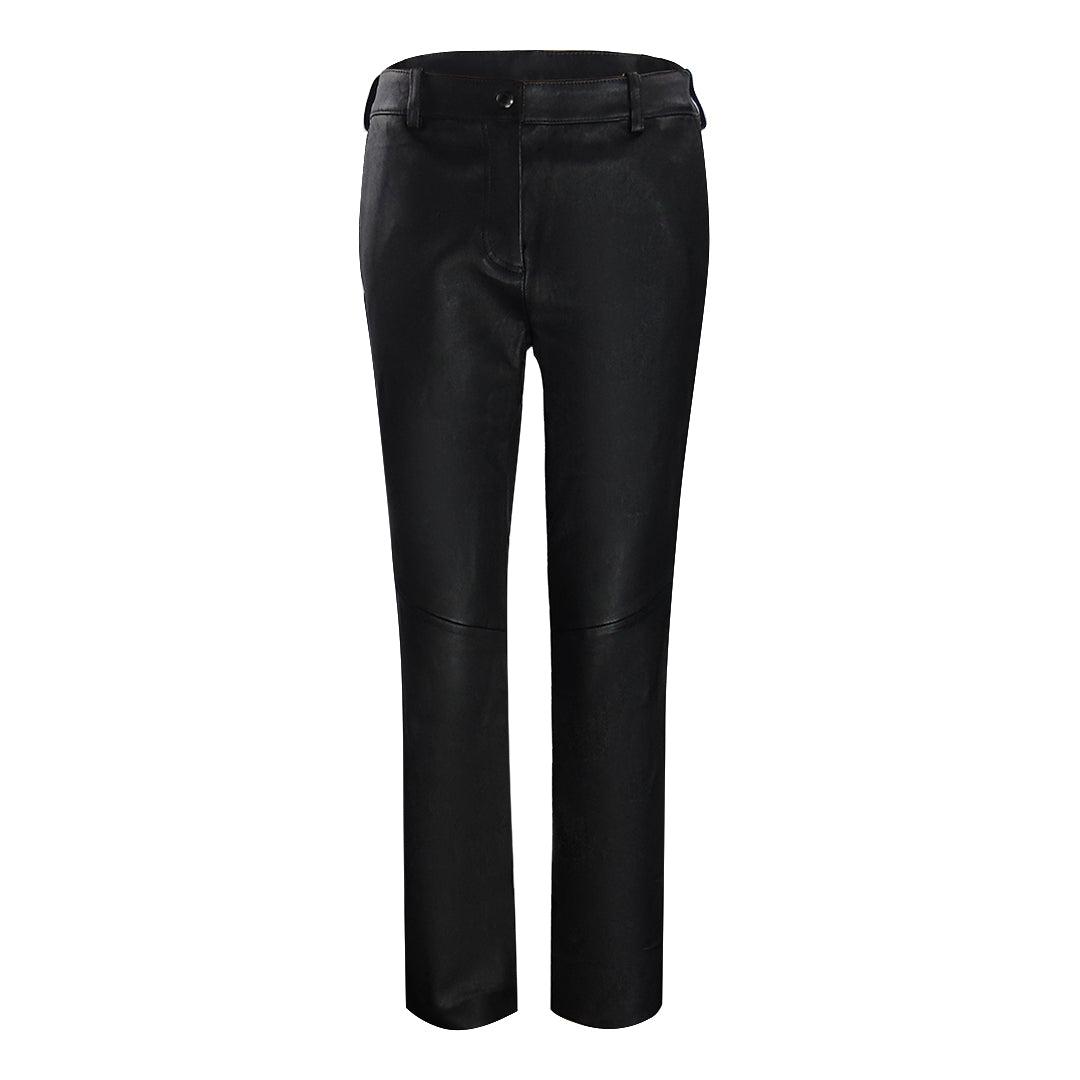 Belstaff zwarte Marley leren broek