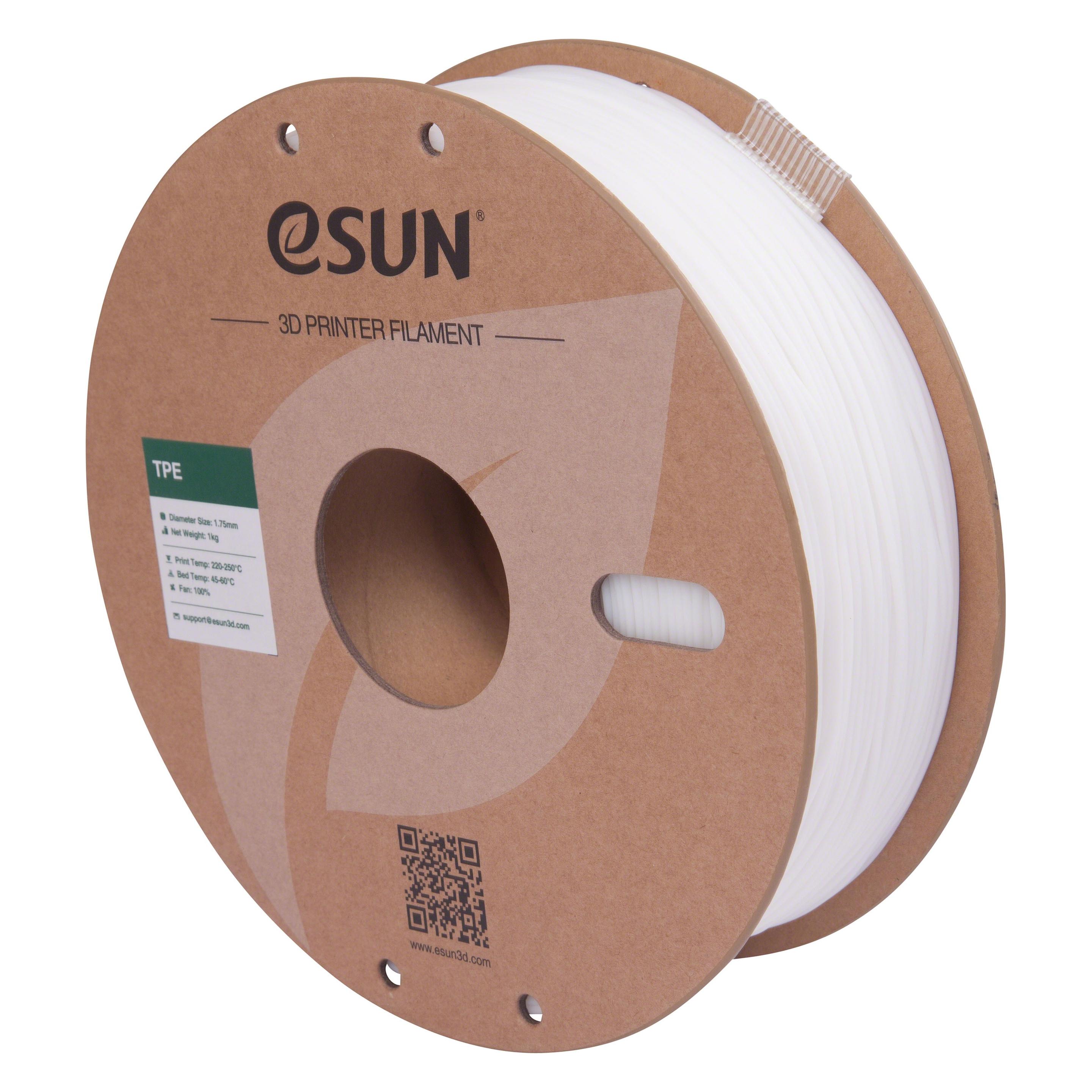 eSUN ELASTIC 1,75mm NATURAL 1kg (1000 g, 1.75 mm) (TPE-83A175W1Y1)