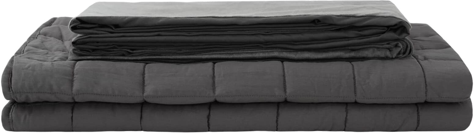 vidaXL Couverture Pondérée Anthracite 138 x 200 cm 6 kg