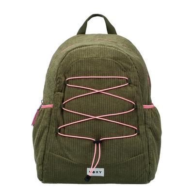 Tagesrucksack ROXY "Color 15L", Damen, grün (olivgrün), Baumwolle, Rucksäcke