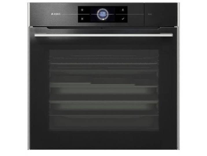 Asko - Four Encastrable Ocs8678g - Hydrolyse - Chaleur Pulsée - Porte Froide - Écran Tactile - Rails Télescopiques
