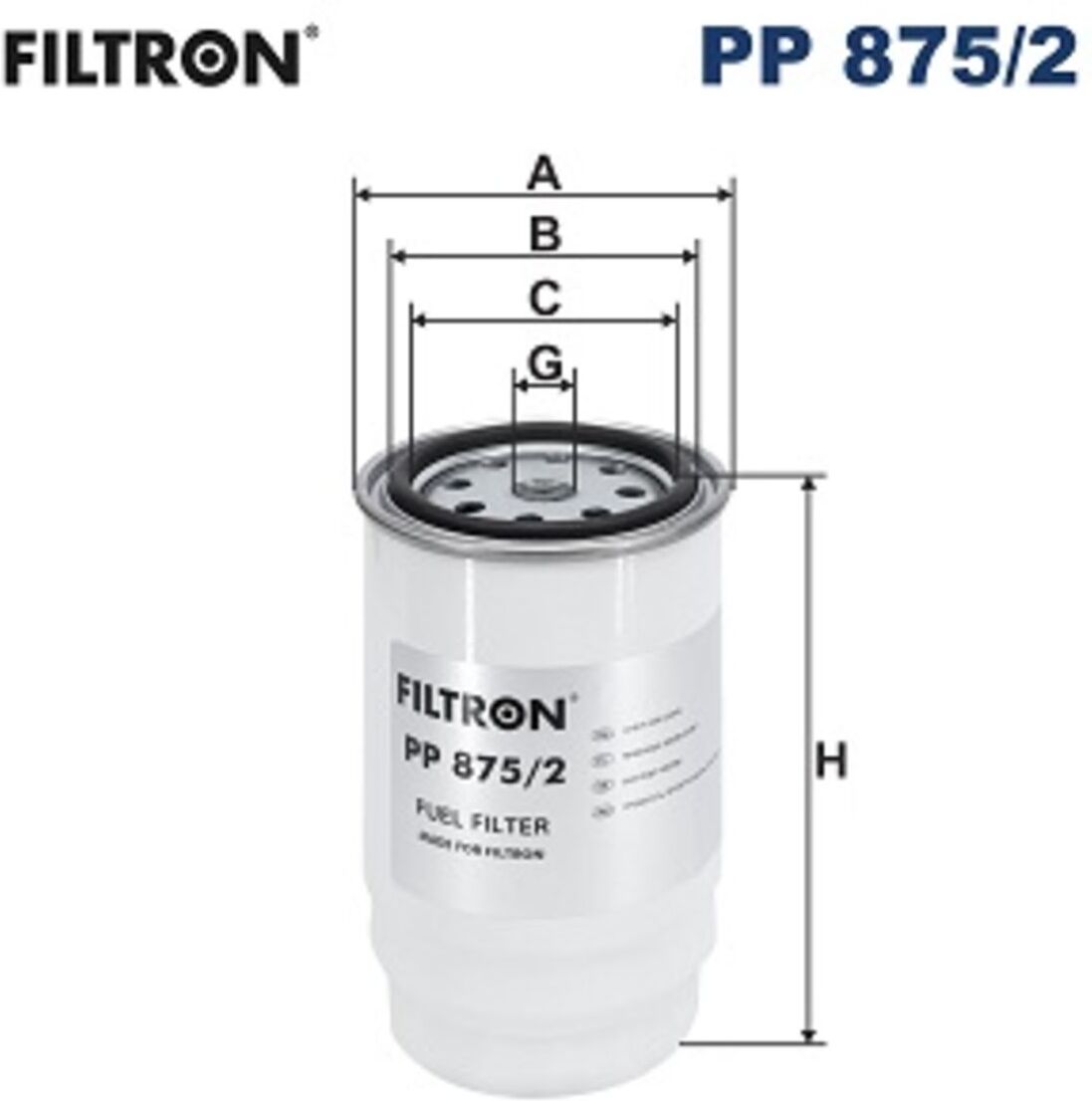 Kraftstofffilter FILTRON PP 875/2