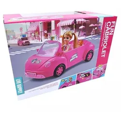 Cabrio mit Baby – 4-teiliges Set