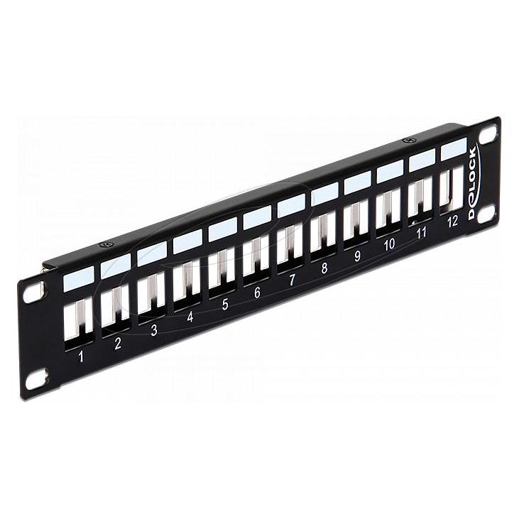 Delock 12-Port 10" Patchpanel, metal (43326)