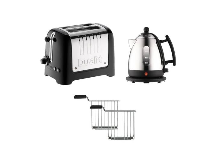 Dualit Der Dualit Lite Wasserkocher und Toaster, 2-teiliges Set Schwarz
