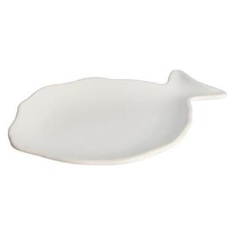 Gusta Teller Fisch 21,5x15,2cm Weiss (54855126)
