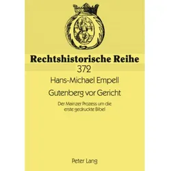Gutenberg vor Gericht, Fachbücher von Hans-Michael Empell
