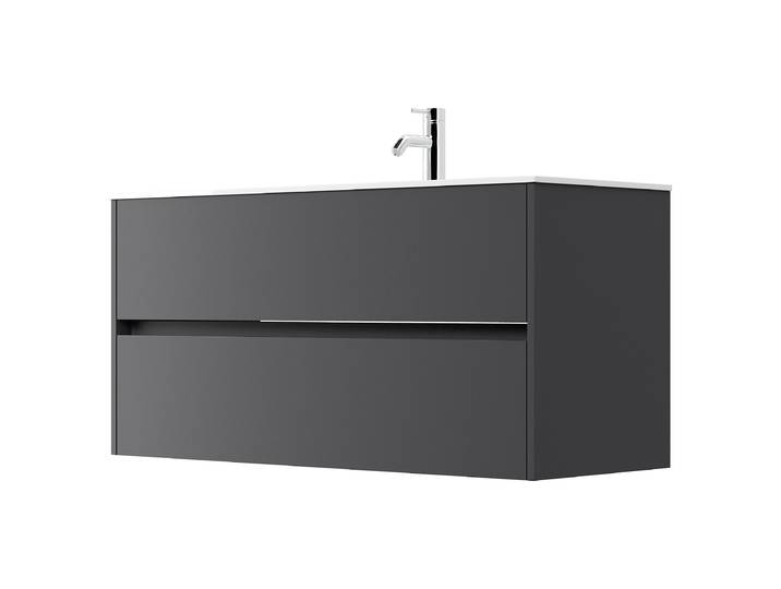 Meuble vasque Limes 120cm Gris/Graphite