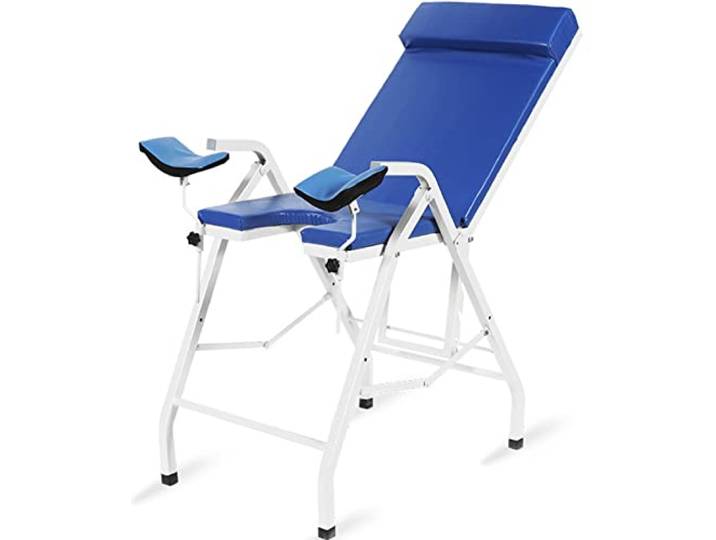 KSWBD Massage Beauty Bett Tisch Couch, Faltbare tragbare gynäkologische Untersuchungsbett, ambulante Krankenhaus gynäkologische Geburtshilfe Bett Gynäkologischer Untersuchungsstuhl