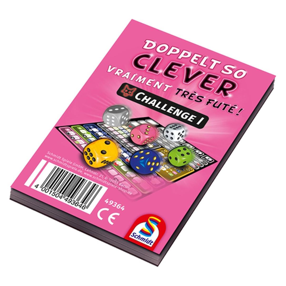 Schmidt Spiele Doppelt so clever - Challenge I (Deutsch, 1 - 4 Spieler) (49364)