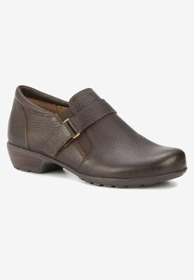 Women's Eliot Flat by Ros Hommerson in Brown Leather (Size 11 M)