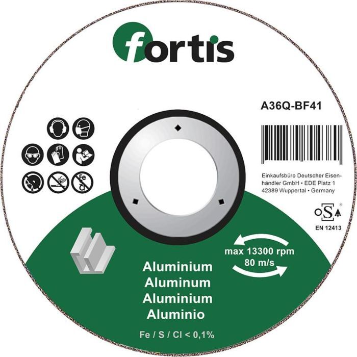 Fortis Trennscheibe 4317784704427 125 x 1,6mm