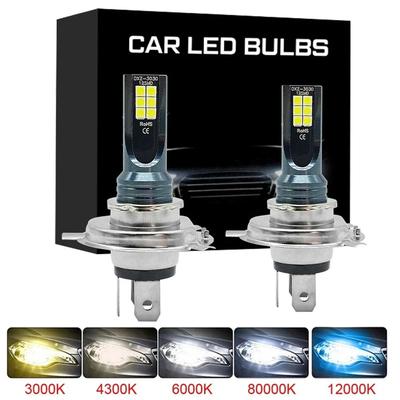 Ultra Bright LED Headlight Bulbs For Cars 3000k Golden h9