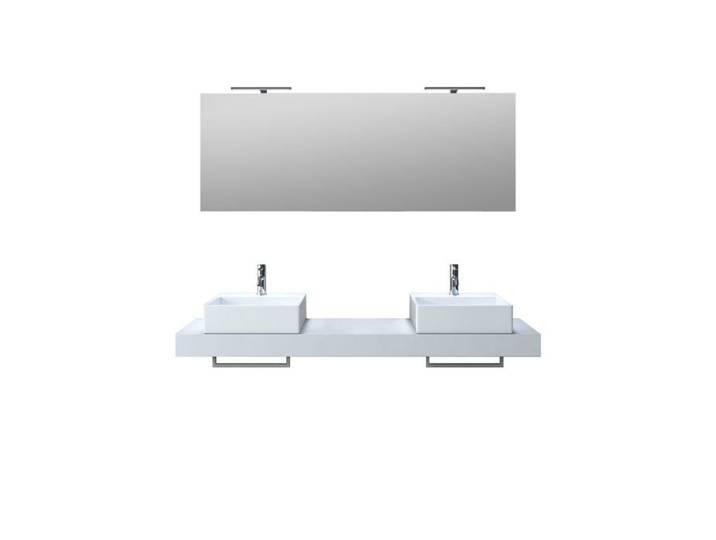 Ensemble de salle de bain 8 pièces ASTRA blanc