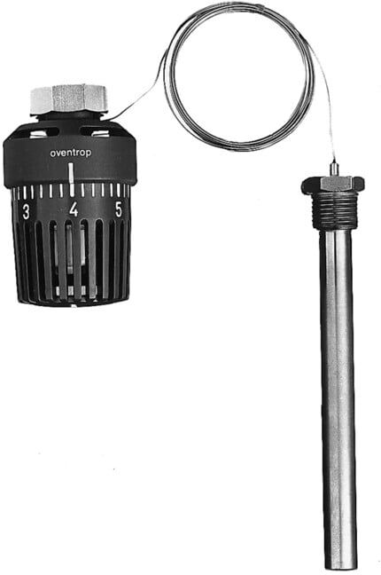 OV Régulateur de température 20-50 degrés C, M 30x1,5, tube capillaire de 5m ; Oventrop (1140571)