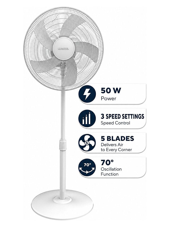 sinbo KUMTEL Standventilator in Weiß - onesize