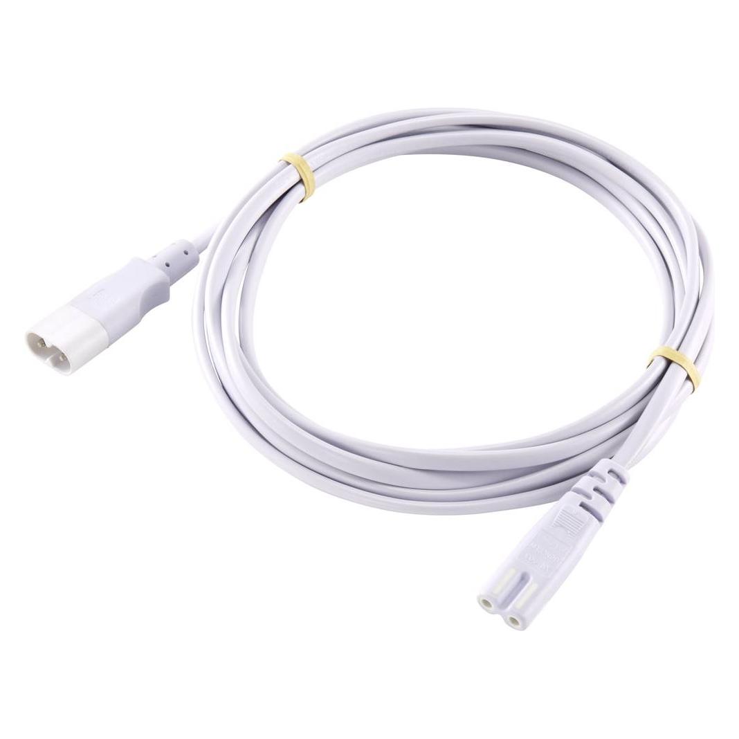 Sygonix SY-5043452 Strom Verlängerungskabel Weiss 2.00 m (2 m) (SY-5043452)