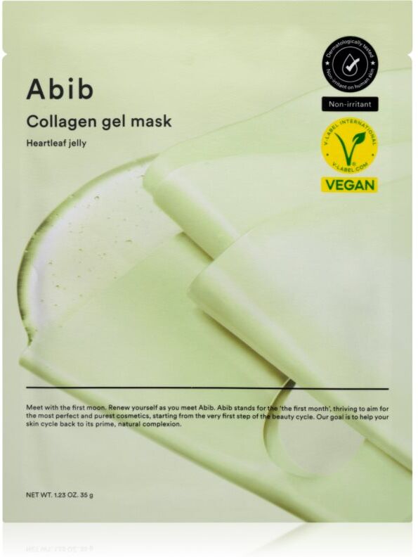 Abib Collagen Gel Mask Heartleaf Jelly intensive hydrogel mask with soothing effect 35 g