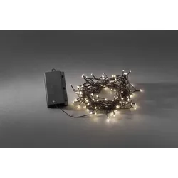 Konstsmide LED Lichterkette 120 warmweiße Dioden batteriebetrieben