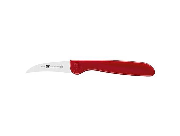 ZWILLING Couteau à éplucher\, Lame: 5 cm\, Acier Inoxydable Sépcial\, Manche Rouge\, série Twin Grip