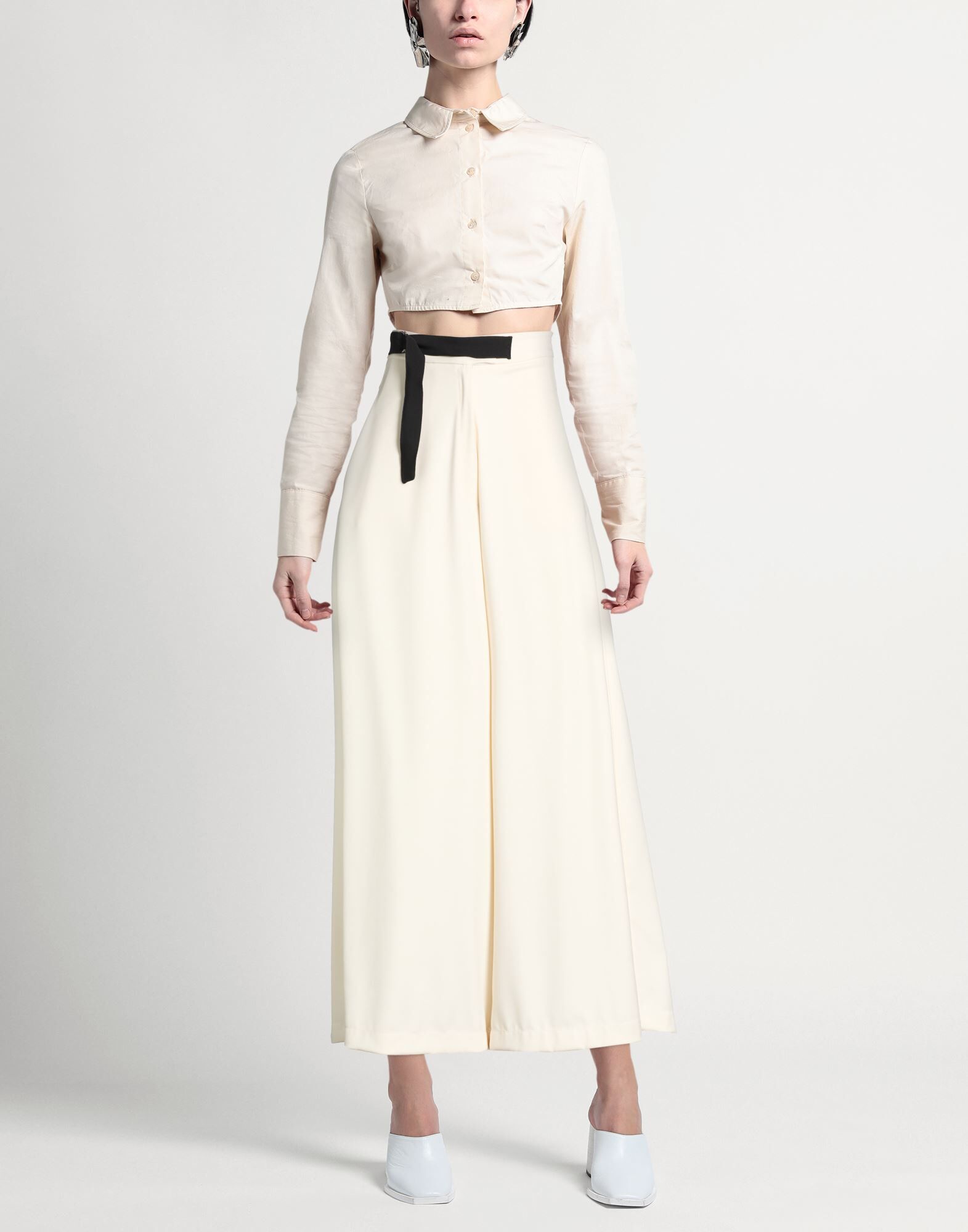 Industrial Pantalones Mujer Hueso L Mujer