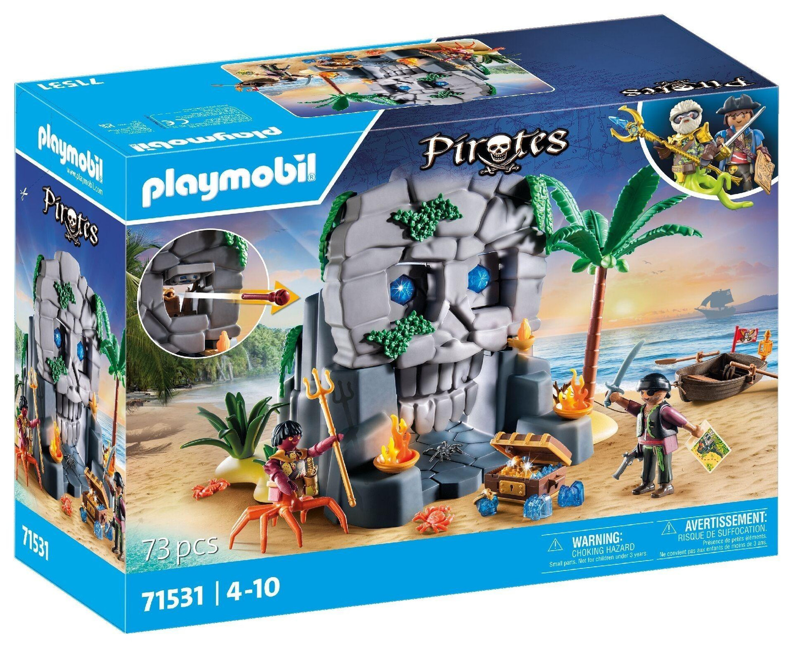 Playmobil 71531 Pirate Treasure Island and Sea Monster