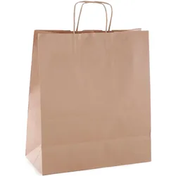 Agipa, Verpackungsmaterial, Papiertragetasche - aus Kraftpapier, mittel, braun (1 Stk.)