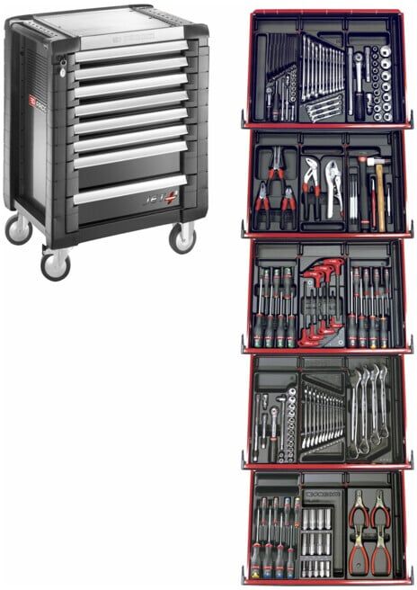 Facom Servante d’atelier JET.8GM3 avec 15 modules (JETCM175GBNL)