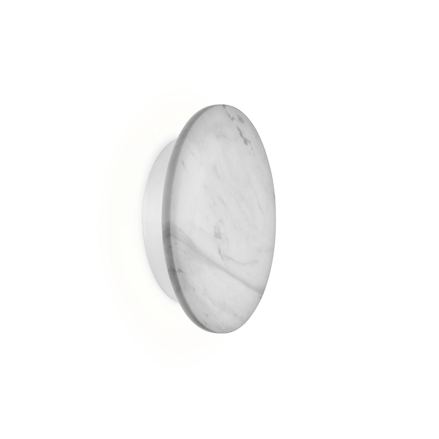 Wever & Ducré LED-Wandleuchte MILES WALL SURF 2.0 ROUND - 3000K MW marmor weiß 3000K 317578MW5 5404037326891