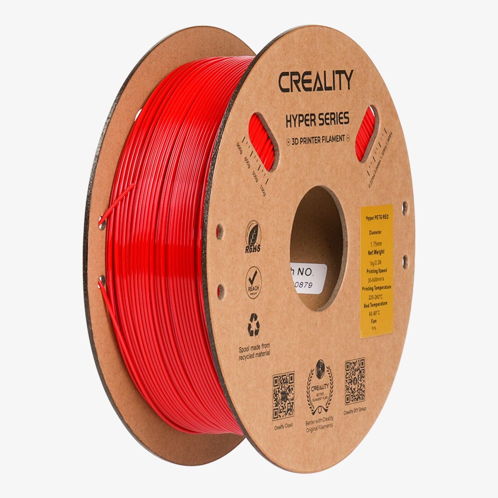 Creality Filament Hyper PETG 1,75 mm Rot, 1kg 3301030072